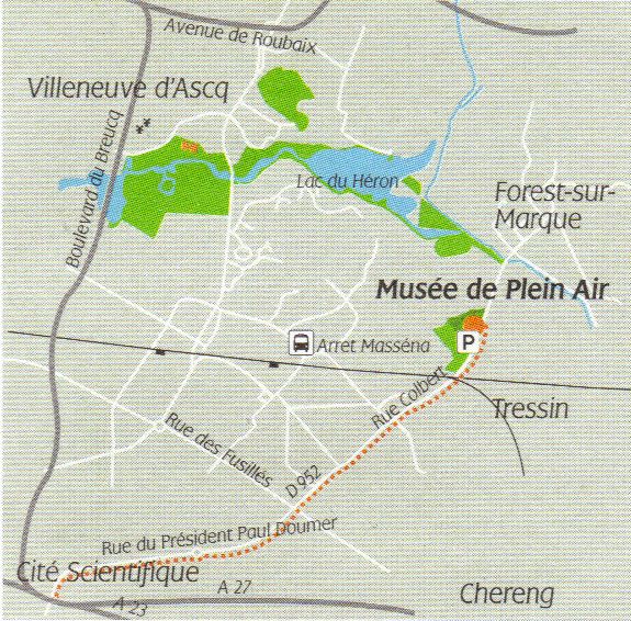 Carte d'accès à la Forêt des Anges