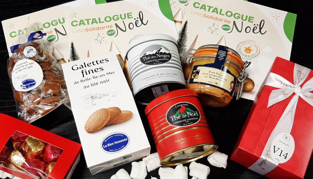 catalogue et produit chocolat solidaire